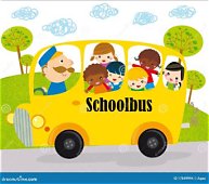 immagine di uno scuolabus con alunni